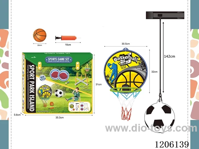 Basketball Practice Soccer Combo Set