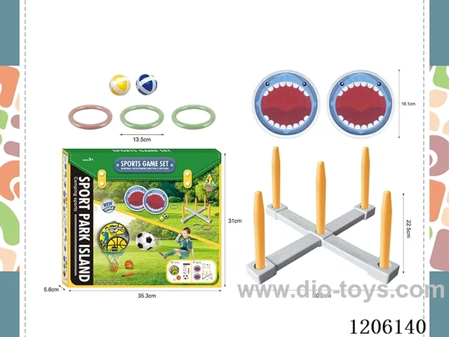 Sticky target ball hoop combo set