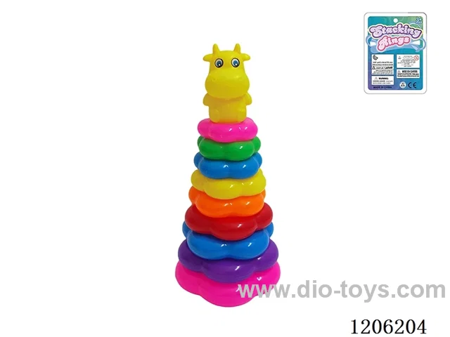 9-Layer Flower Rainbow Rings(Calf)