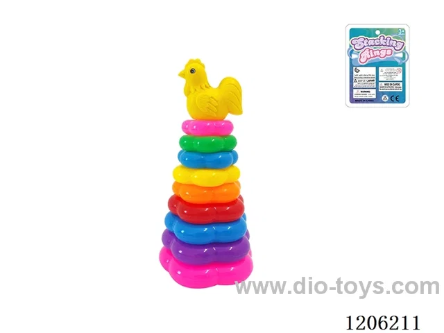 9-Layer Flower Rainbow Rings(Rooster)