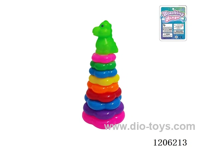9-Layer Flower Rainbow Rings(Dinosaur)
