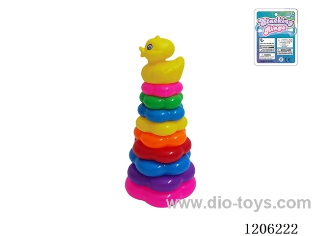 9-Layer Flower Rainbow Rings(Doodle Duck)