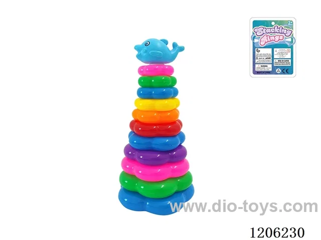 11-Layer Flower Rainbow Rings(Dolphin)