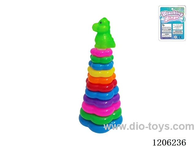 11-Layer Flower Rainbow Rings(Dinosaur)