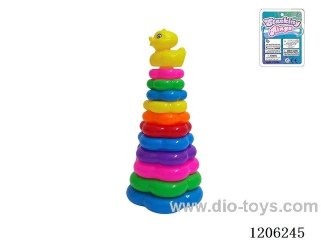 11-Layer Flower Rainbow Rings(Doodle Duck)