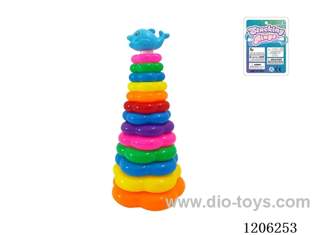 13-Layer Flower Rainbow Rings(Dolphin)