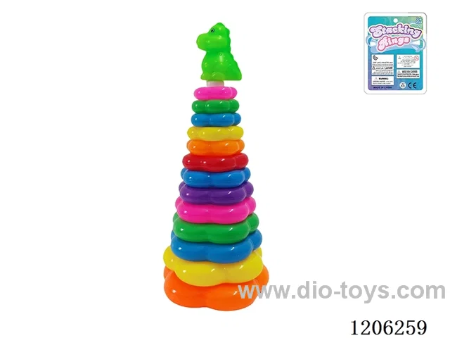 13-Layer Flower Rainbow Rings(Dinosaur)