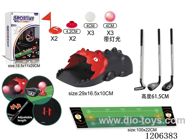 Electric Lighted Golf Game Set (Ball Lights + Launcher Lights)