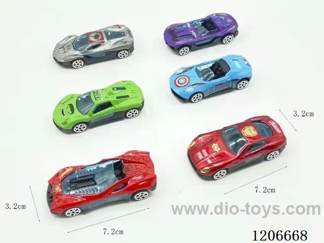 1:64 Alloy Sliding Avengers Racer (Single bag)