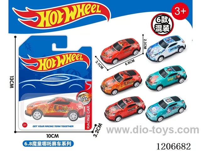 Nezha series of pull-back metal cars