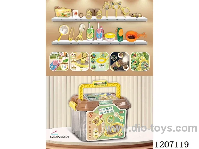 Science and Education Set for Exploring and Catching Insects with Wheat Straw (24-piece set)