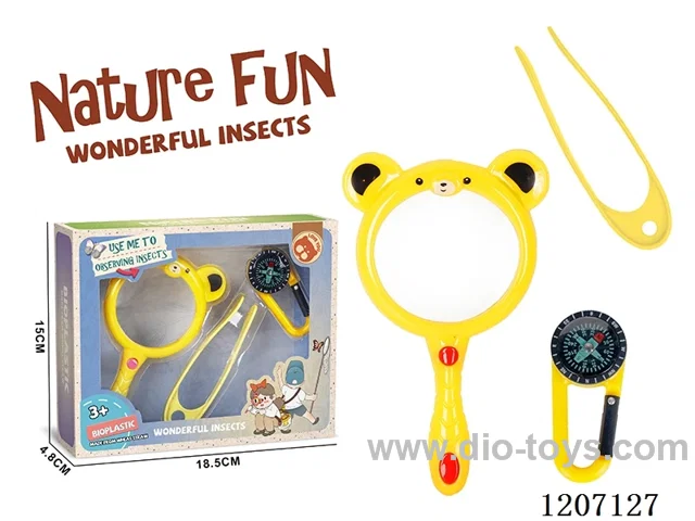 Magnifier set for science and education (5x)