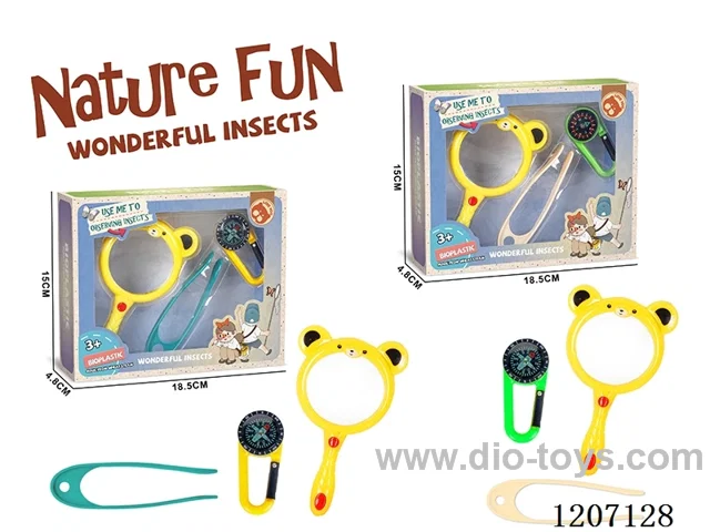 Magnifier set for science and education (5x)
