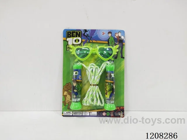 BEN10 skipping rope and glasses