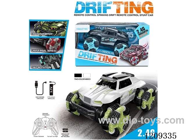 2.4G rc stunt car included battery