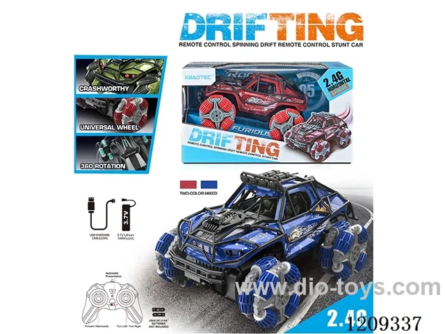 2.4G rc stunt car included battery