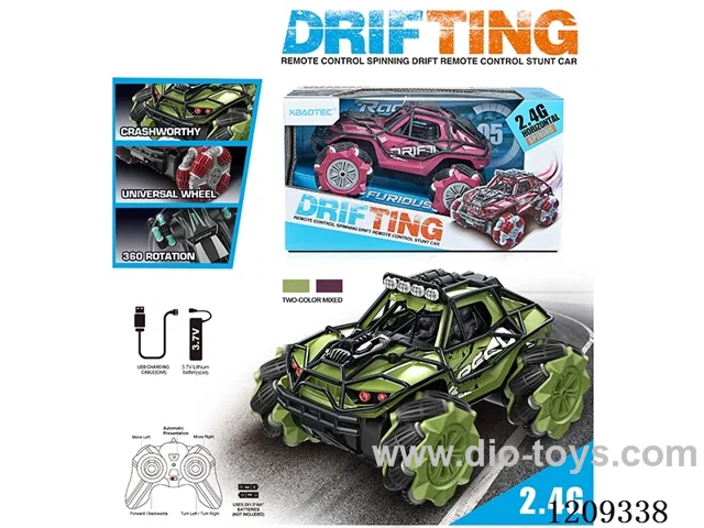 2.4G rc stunt car included battery