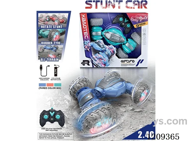 2.4G 1：16 rc stunt car included battery