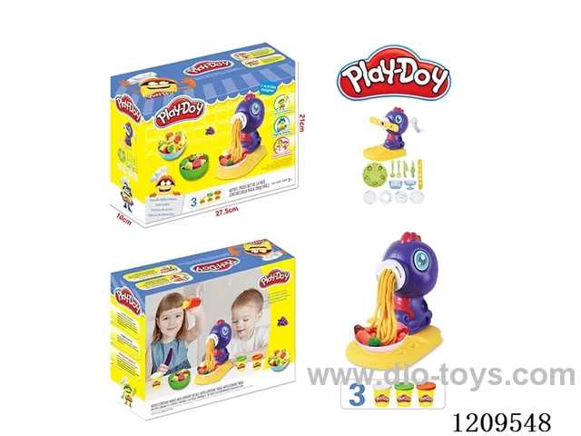 Painted mud seahorse noodle machine set