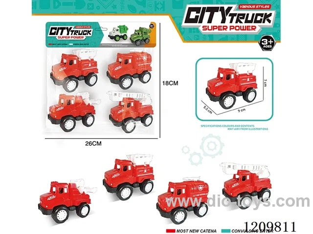 pull back fire truck