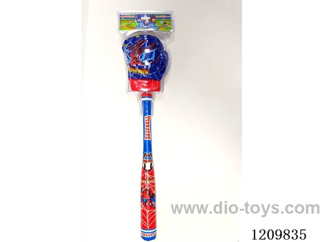 40.5CM leather baseball bat with ball+gloves