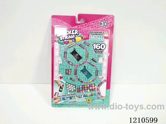 Beaded sticker