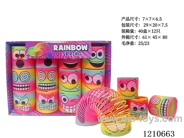 7*6.5 rainbow circle 12PCS