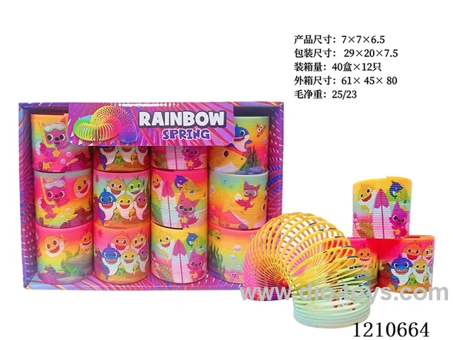7*6.5 rainbow circle 12PCS