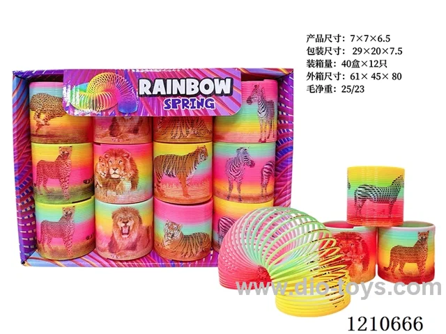 7*6.5 rainbow circle 12PCS