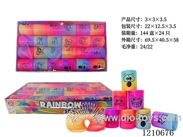 3*3.5 rainbow circle 24PCS