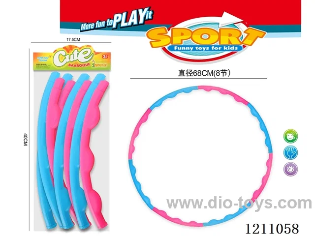 Hula hoop set (diameter 68CMX8 knots)