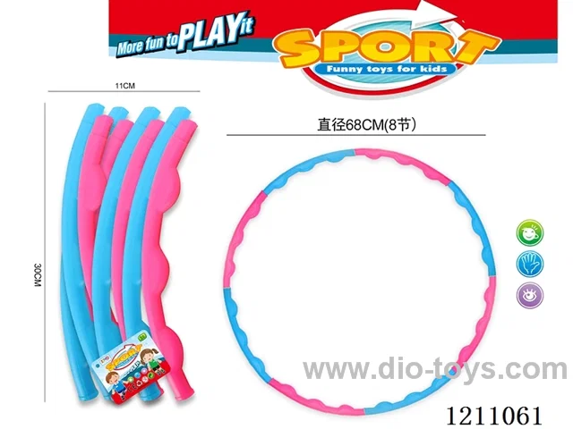 Hula hoop set (diameter 68CMX8 knots)