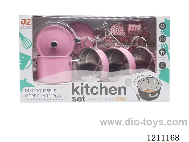 Pink Stainless Steel Cutlery with Gloves