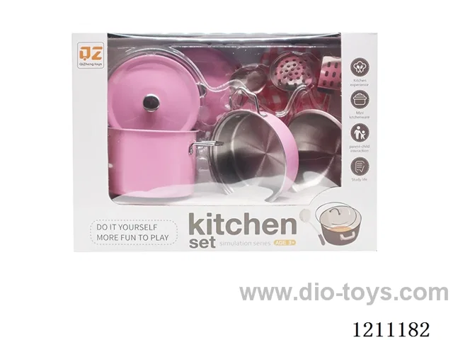 Pink Stainless Steel Cutlery with Gloves