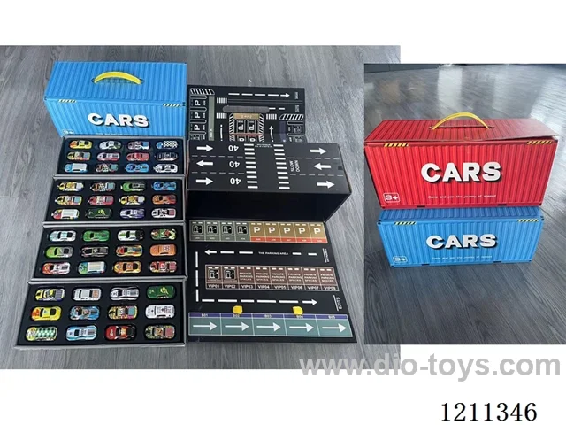Container Tin Pullback Car 6.8CM