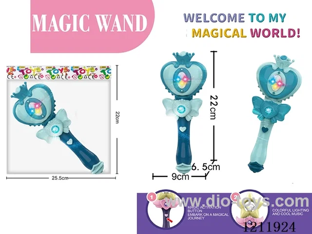 Princess magic wand with light/music