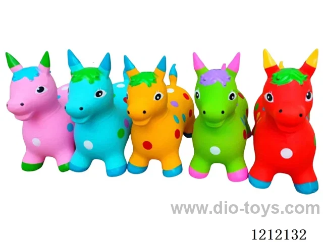 Inflatable painted dragon horse