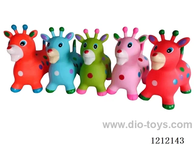 Flash music inflatable painted deer (including 3*1.5V battery)