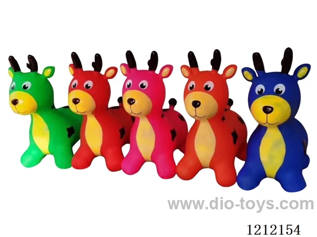 Inflatable painted deer