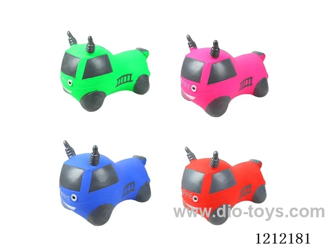 Inflatable painted car