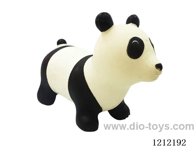 Inflatable painted panda