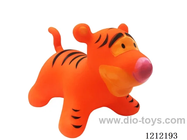 Inflatable painted tiger