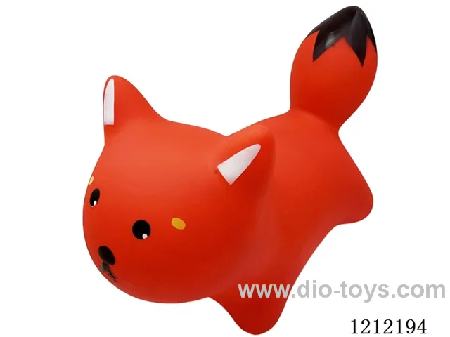 Inflatable painted fox