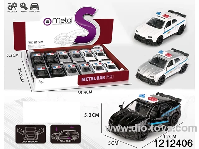 pull back alloy car in Display box