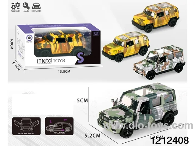 pull back alloy car in window box