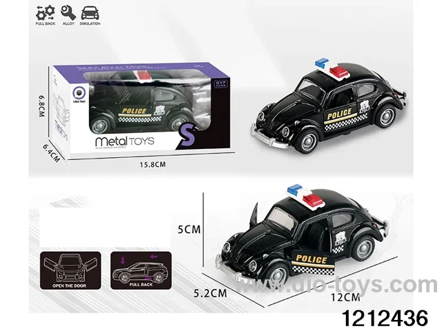 pull back alloy car in window box