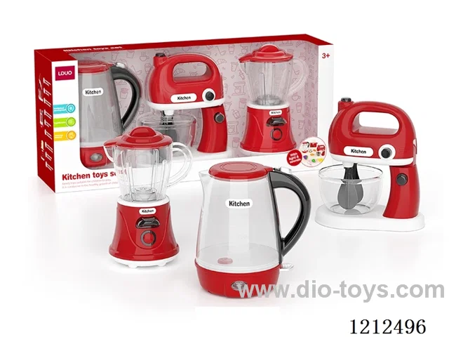Electric sound and light kettle+blender+juicer (2+2*AA not included)