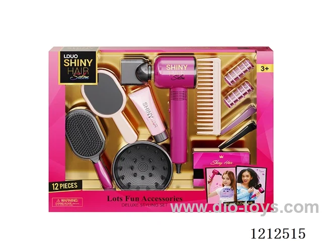 Hairdressing set+sound (12PCS)(3*AAA not included)