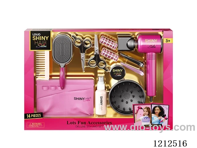 Hairdressing set+sound (14PCS)(3*AAA not included)