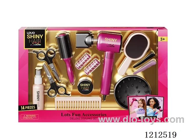 Hairdressing set+sound (14PCS)(3*AAA not included)